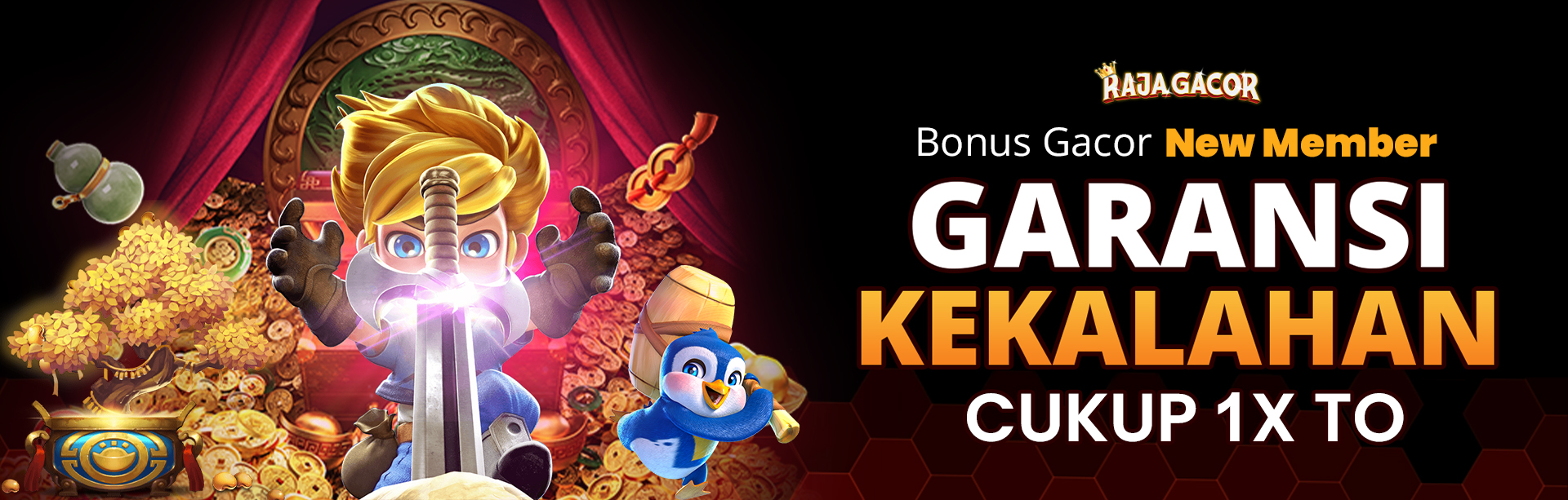 BONUS GARANSI KEKALAHAN 50% NEW MEMBER SLOT	
